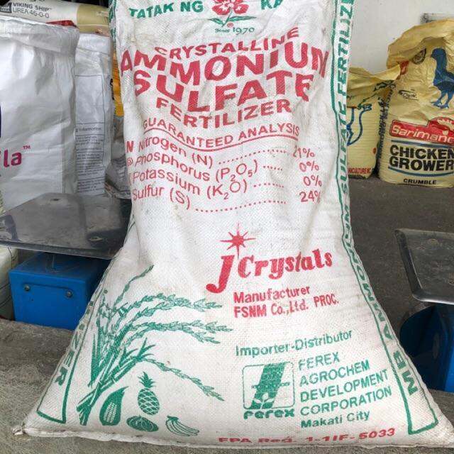 CRYSTALLINE AMMONIUM SULFATE 21 0 0 SOIL FERTILIZER Lazada PH