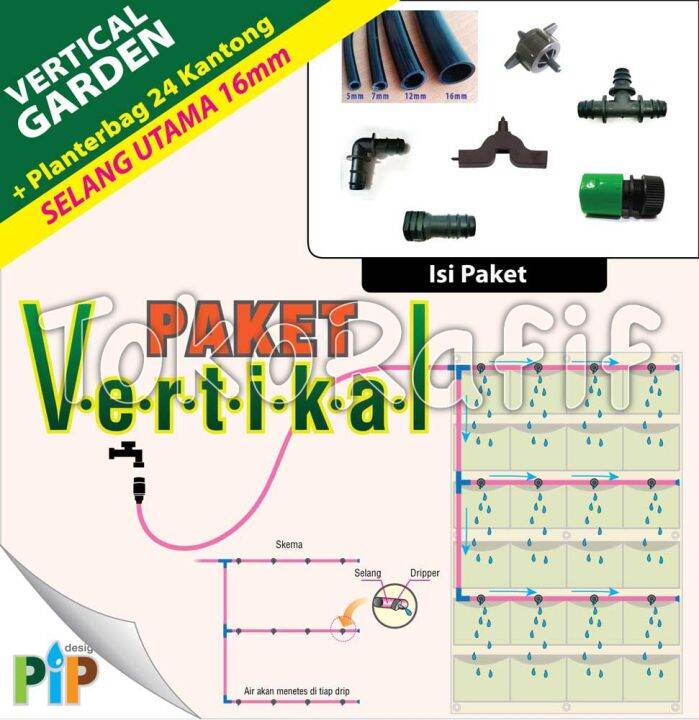 Tr Paket Vertical Garden Untuk Irigasi Tanaman Lazada Indonesia