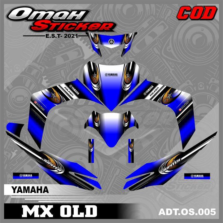 Striping Decal Jupiter Mx Old Sticker Striping Lis Variasi Full Body