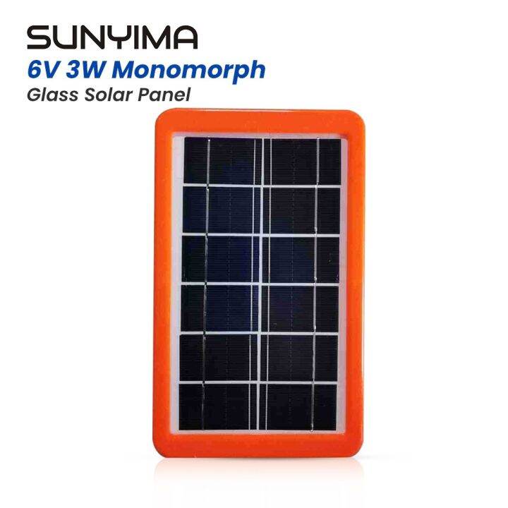 Pcs Sunyima V W Monocrystalline Glass Solar Panel Lazada Ph