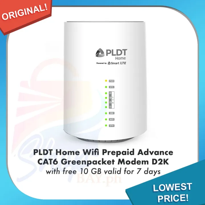 New Pldt Home Wifi Prepaid Advanced Cat D K Greenpacket Modem