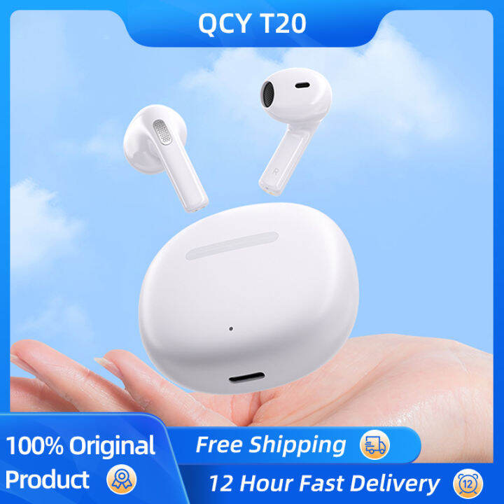 QCY AilyPods T20 Bluetooth 5 3 Earphones TWS Wireless Earbuds Music