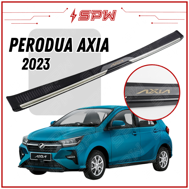 Perodua Axia 2023 Rear Bumper Trunk Lip Guard Rear Bonnet Guard