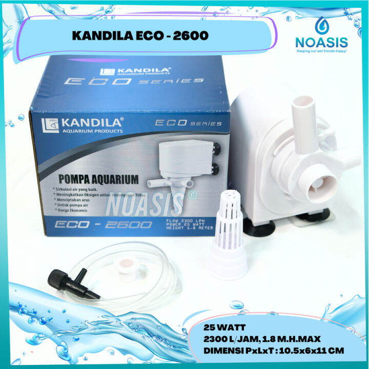 POMPA AIR CELUP AQUARIUM KANDILA ECO 2600 POWER HEAD LOW WATT 25 W