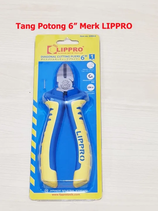 Tang Potong 6 Merk LIPPRO Diagonal Cutting Plier 6 INCH HEAVY DUTY