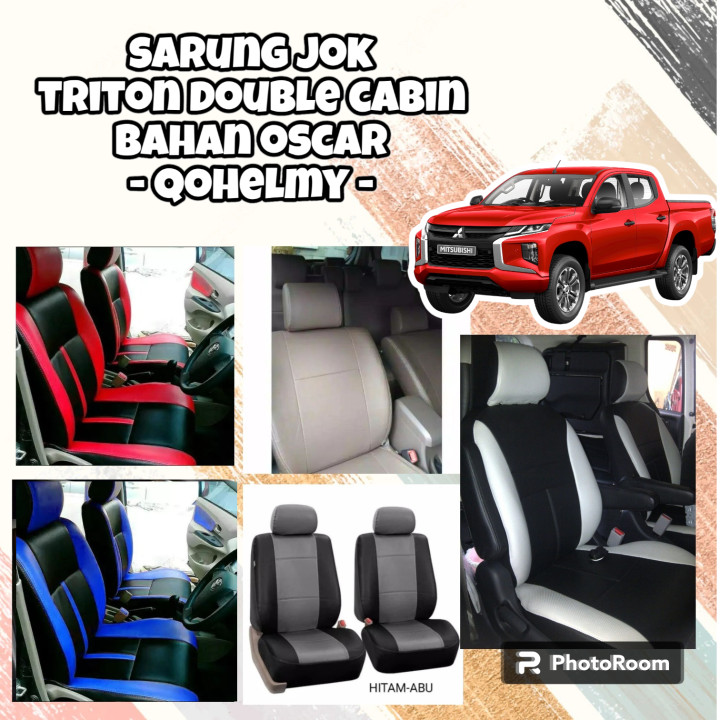 Sarung Jok Mobil Triton Double Cabin Bahan Oscar Lazada Indonesia