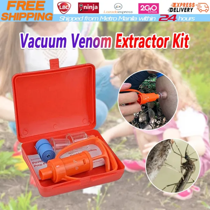 Safety Venom Extractor Pump Kit Poison Remover Set Survival Gear First