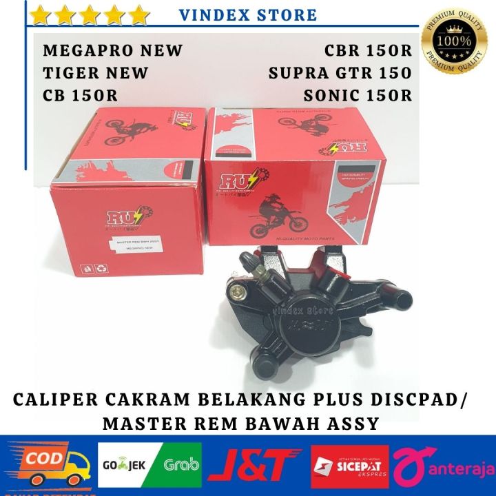 KALIPER CALIPER CAKRAM BELAKANG KEPALA BABI MASTER REM BAWAH ASSY