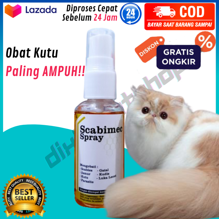 SCABIMEC Obat Spray Jamur Scabies Kudis Eksim Koreng Parasit Demodex