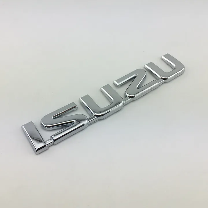 X Cm D Rear Emblem Sticker For Isuzu D Max Dmax Car Back Trunk