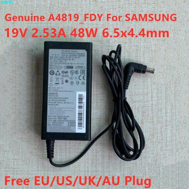 Genuine 19V 2 53A 48W A4819 FDY A4819 KSML AC Adapter For SAMSUNG