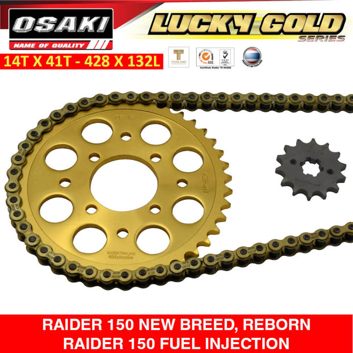 Raider 150 New Breed Reborn Raider 150 Fi 14T 41T X 428 132L