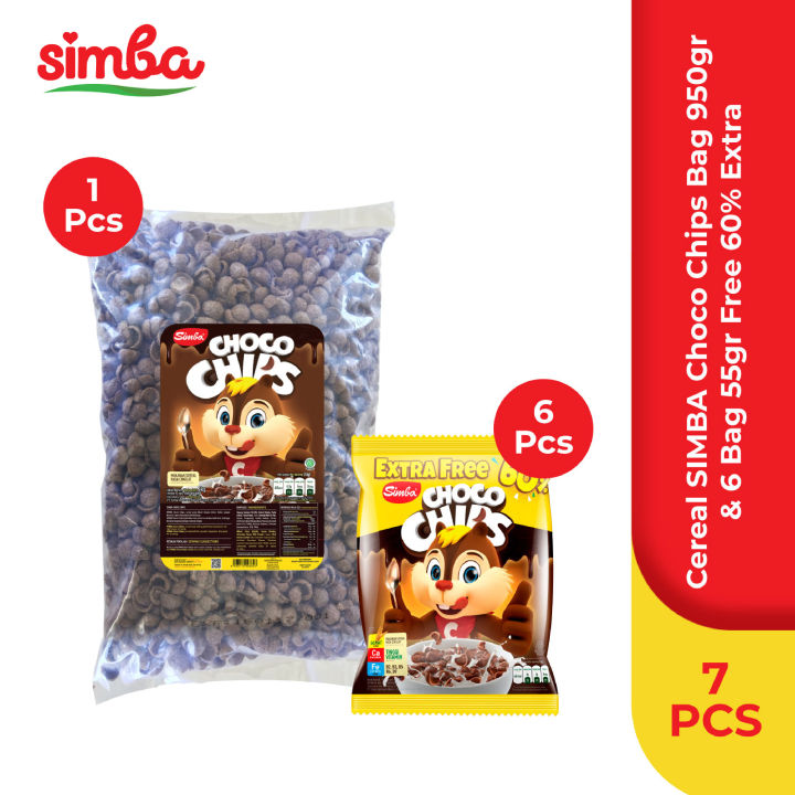 Cereal Simba Choco Chips Bag Kg Bag Gr Free Extra Super