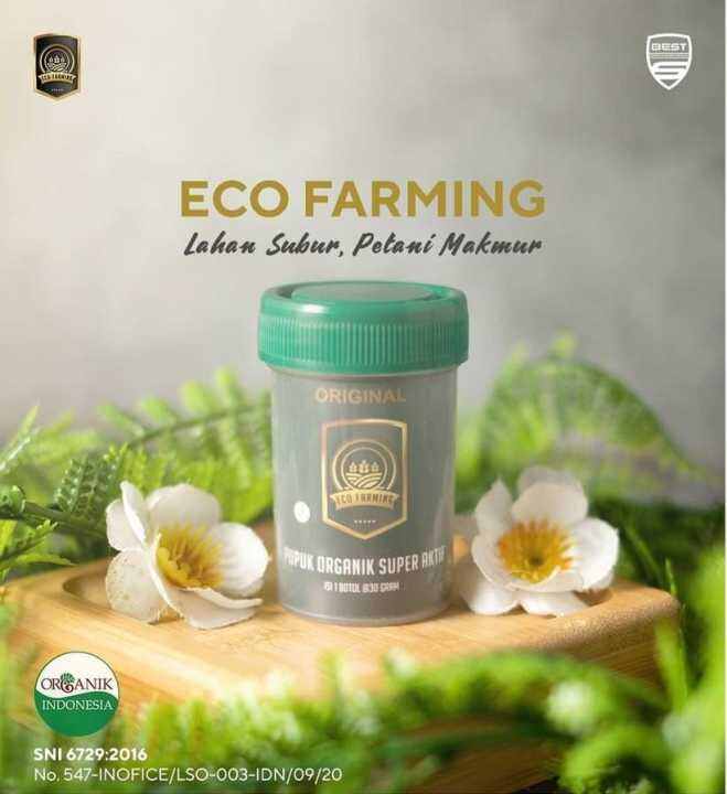 ECO FARMING 1 TUBE PUPUK ORGANIK SUPER AKTIF ORIGINAL Lazada Indonesia