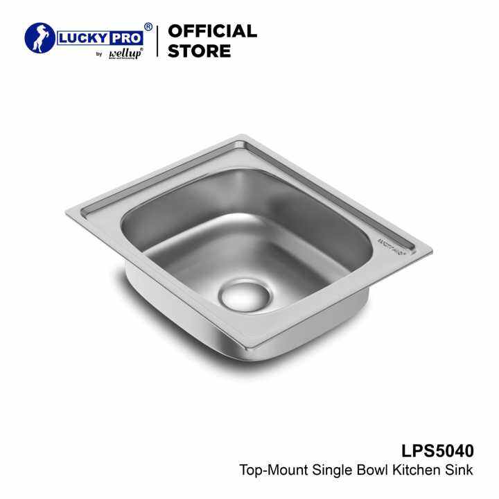 LPro Bak Cuci Piring Kitchen Sink Wastafel Dapur BCP 50 Cm X 40 Cm X 16