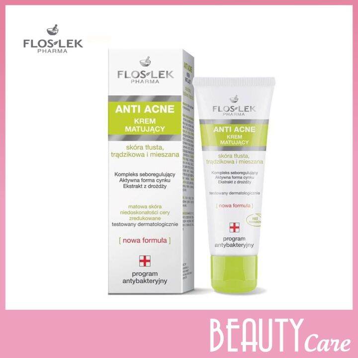 Kem Ki M So T D U V I U Ti T Nh N Floslek Anti Acne Mattifying Cream