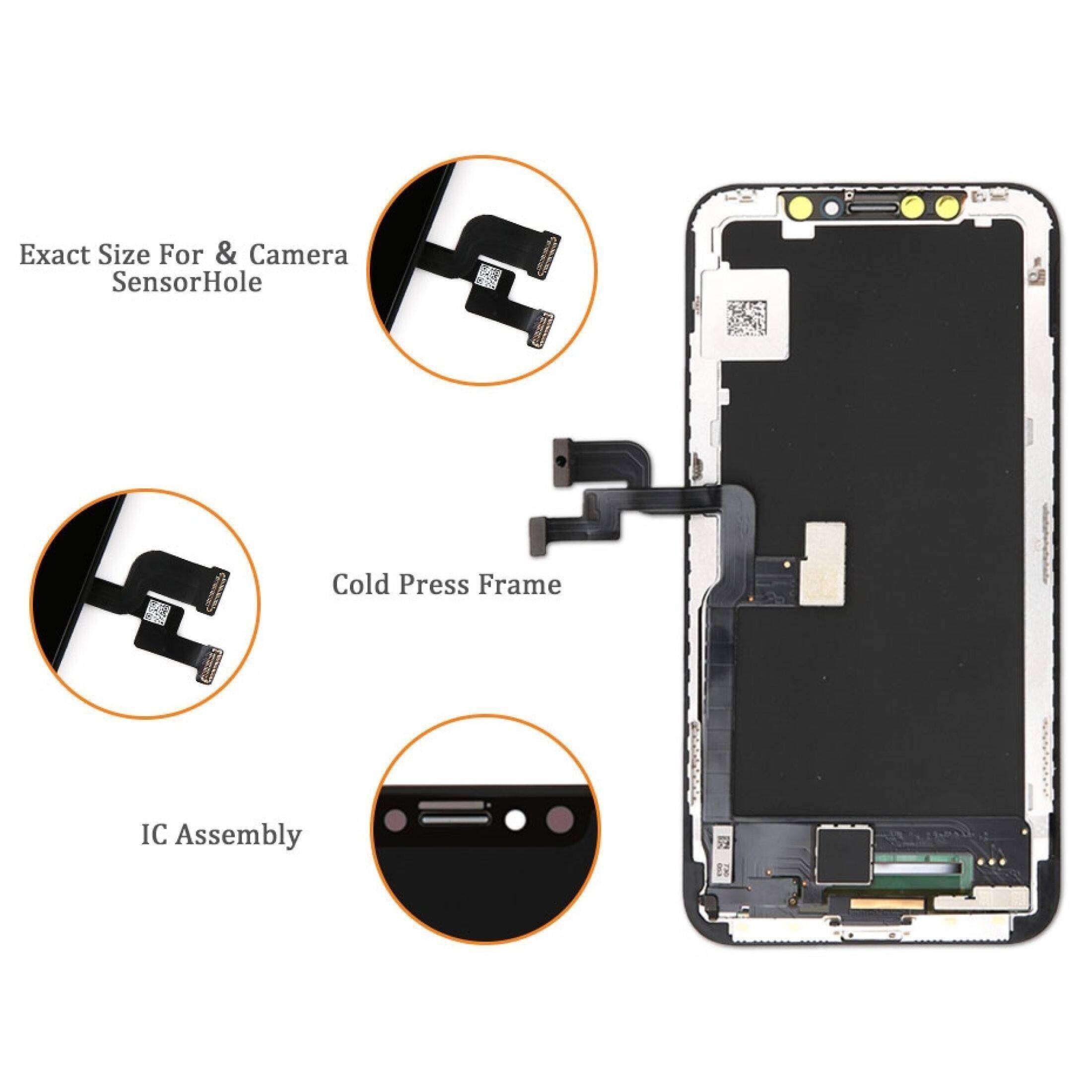 GGMM AAA 100 TESTED OLED For IPhone X XR 11 LCD Display XS Max Screen