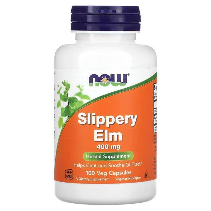 Slippery Elm Ulcer Support 400 Mg 100 VegCaps Lazada PH