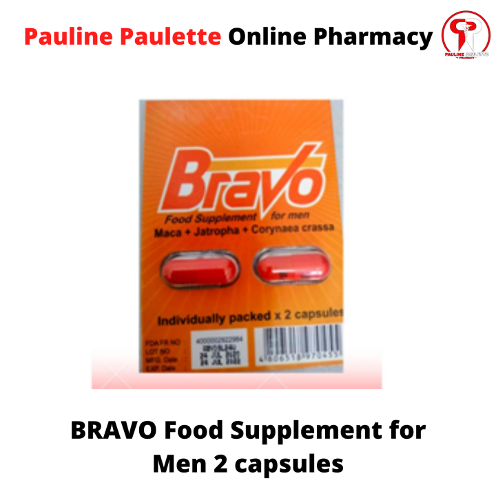 Bravo Food Supplement For Men Capsules Lazada Ph