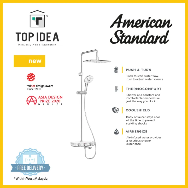 American Standard Easyset Exposed Way Rainshower System Thermostat