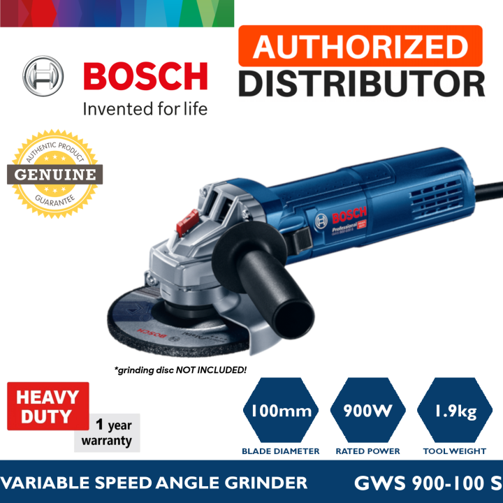 ORIGINAL Bosch GWS 900 100 S GWS 900 100S Angle Grinder 4 With