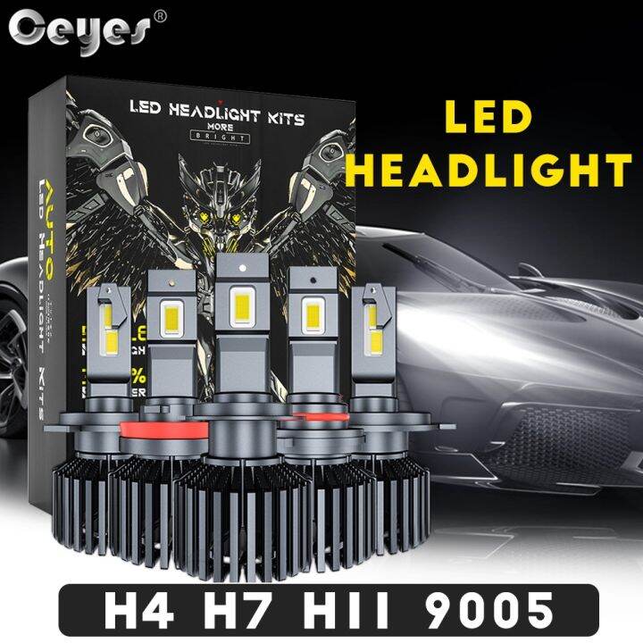 Ceyes H4 Headlight For Car H4 H7 H11 9005 LED Bulb 12V 110W 22000LM