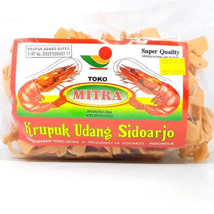 Mitra Krupuk Udang Pita Gr Kerupuk Mentah Kepang Kelabang Oleh