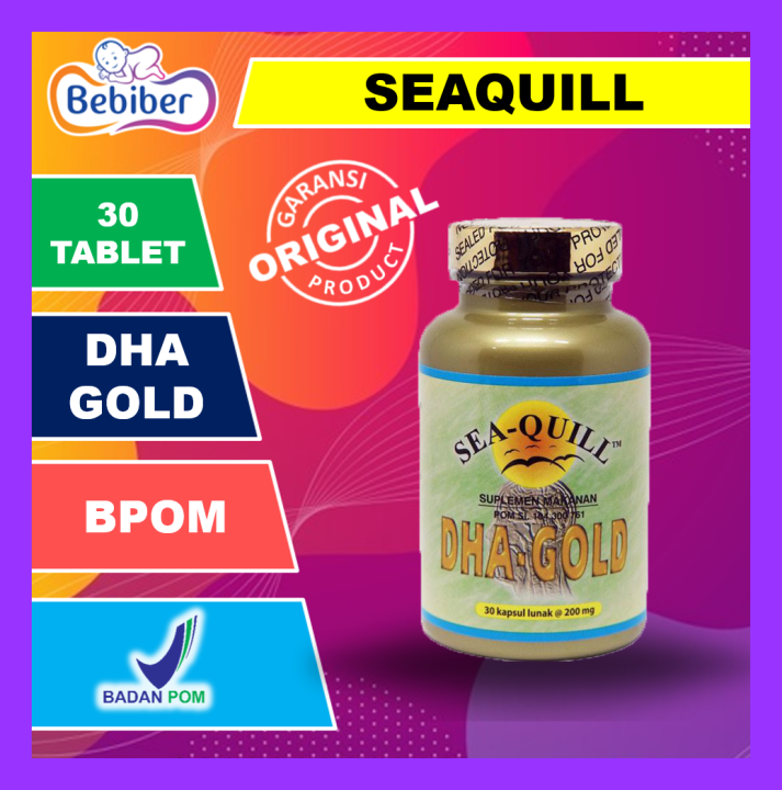 Sea Quill Dha Gold 200mg Isi 30 Tablet Sea Quill Dha Gold Seaquill