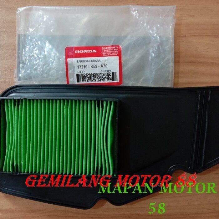 FILTER UDARA SARINGAN HAWA HONDA VARIO 150 NEW ESP LED K59 Lazada