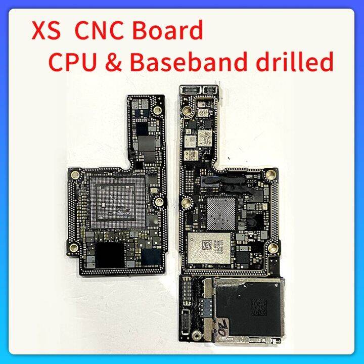 Iphone Xs Cnc Board Drilled Cpu Baseband Icloud Locked Motherboard