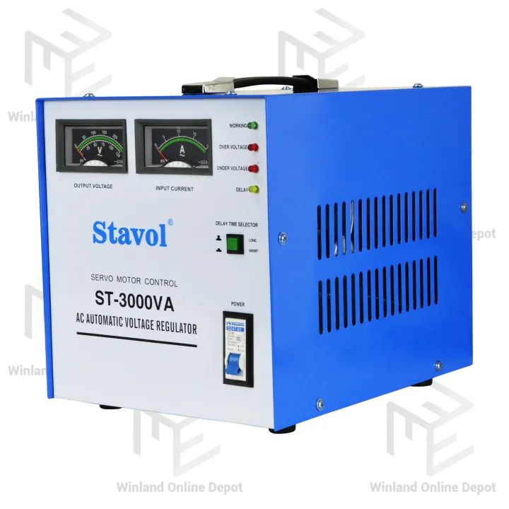 STAVOL By Winland ST 1000VA SVC 3000VA Servo Motor Control Automatic