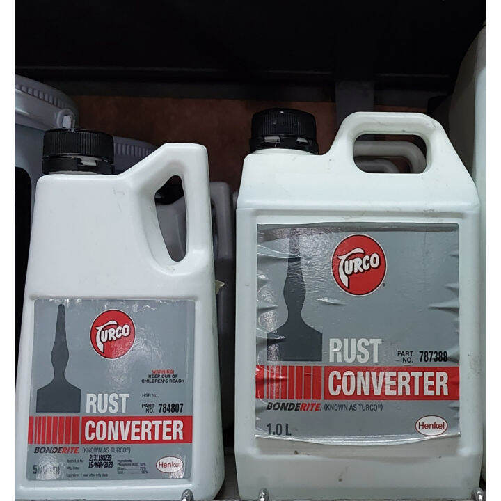 TURCO RUST CONVERTER 1L 500 ML KNOWN AS TURCO Lazada PH