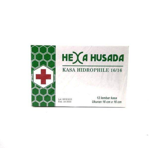 COD Kasa Steril HEXA HUSADA Kasa Hidrofil 16 X 16 Cm Onemed Box Isi