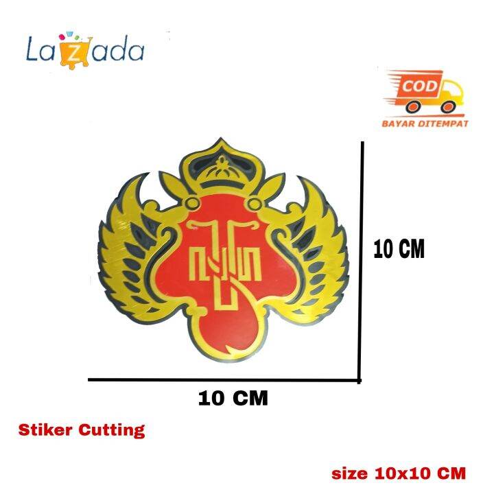 Stiker Cuting 1PCS Stiker Cuting Logo Kraton Ukuran 10x10 Cm