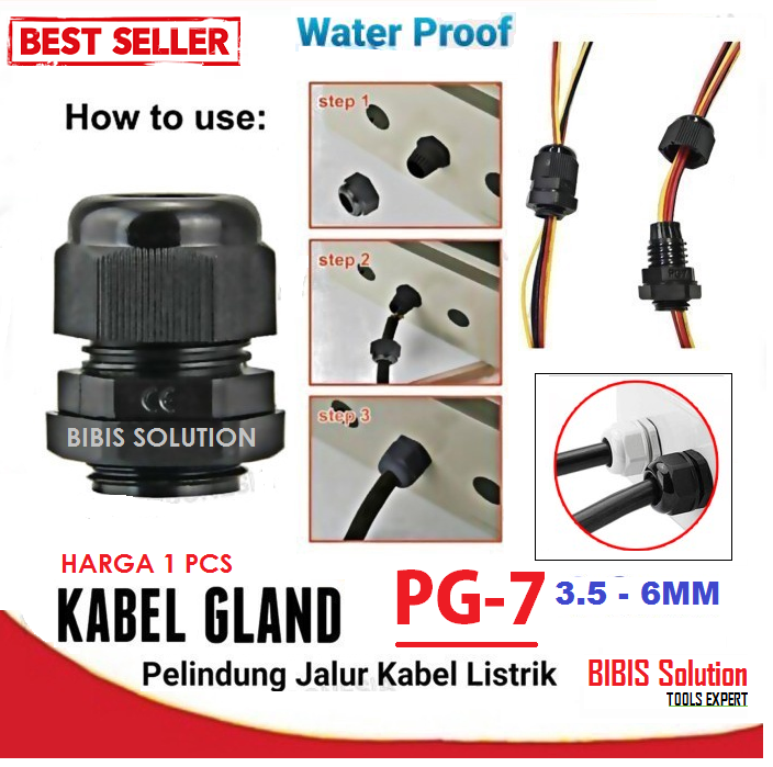 Cable Gland Pg Klem Konektor Pelindung Kabel Glan Listrik Waterproof