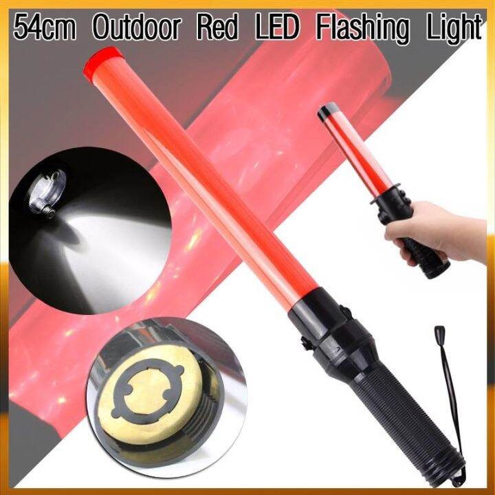 Traffic Baton Led Safety Signal Warning Flashing Light Portable Police