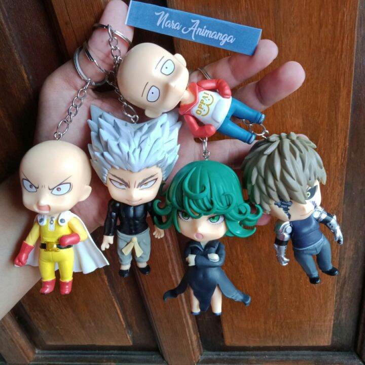 Nara Animanga Action Mini Figure Gantungan Kunci Anime One Punch Man