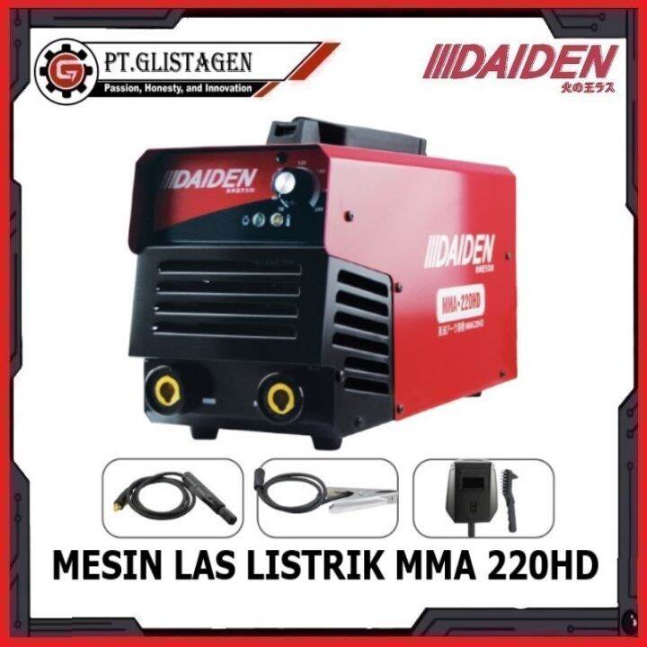 Mesin Las Listrik MMA Welding Inverter Travo Trafo Las MMA 220 HD