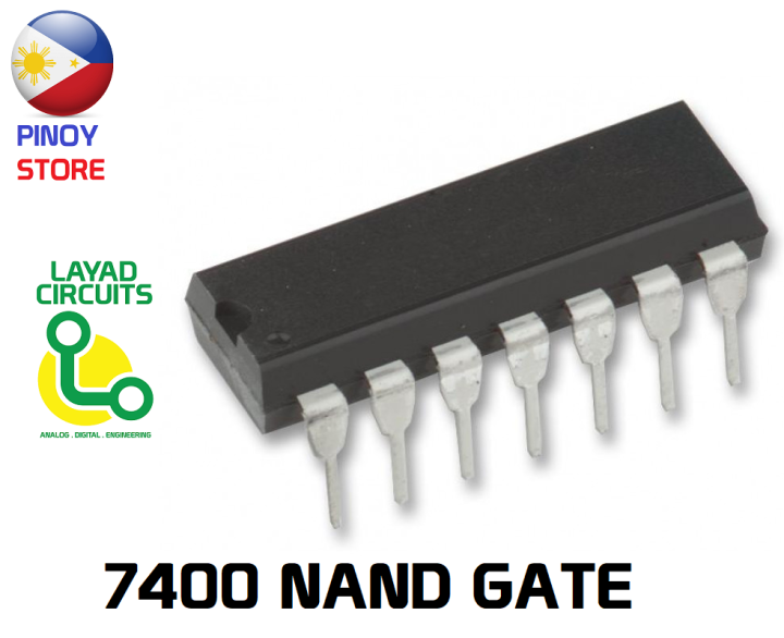 Hc Nand Gate Quad Input Ic Integrated Circuit Lazada Ph