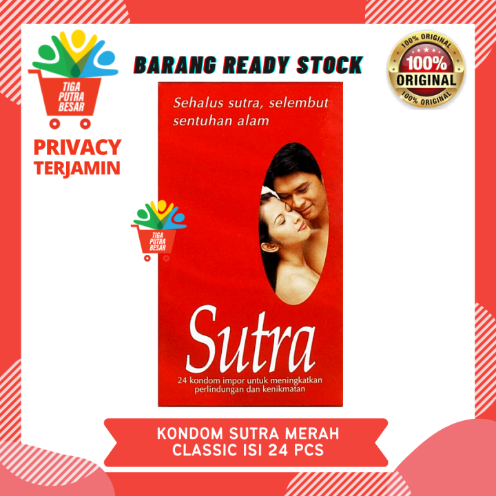 KONDOM SUTRA MERAH CLASSIC ISI 24 PCS DENGAN PELUMAS EXTRA Lazada