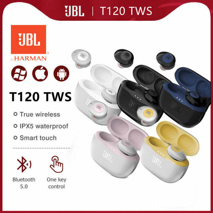 JB L T120 TWS Wireless Bluetooth Earbuds In Ear Headphones TUNE 120