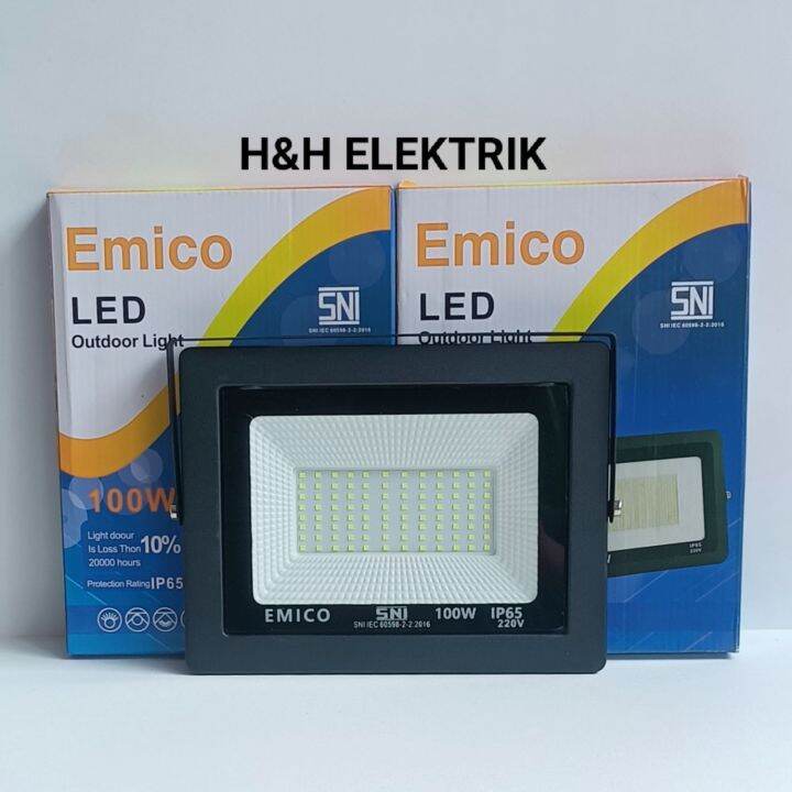 Emico Lampu Sorot Led Lampu Tembak Led Kap Sorot Emico Outdoor