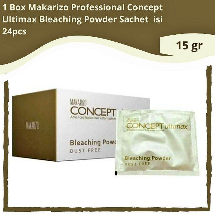 Makarizo Concept Ultimax Bleaching Powder Sachet 15gr Lazada Indonesia