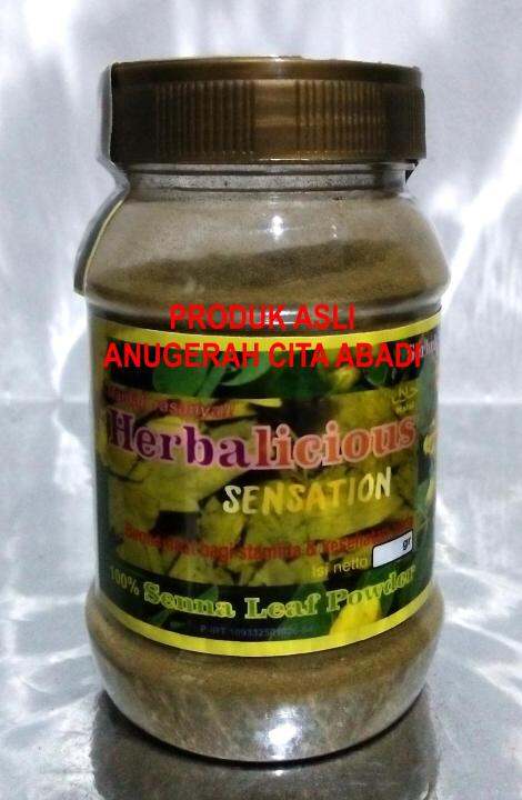 Teh Jati Cina Bubuk Herbalicious Sensation Pure Senna Leaf Tea Powder