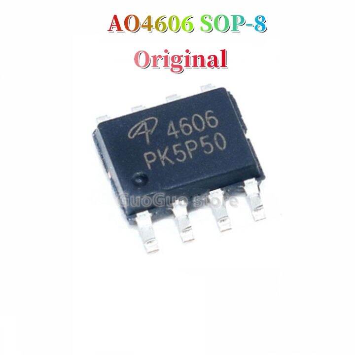 10pcs Original AO4606 SOP 8 4606 SOP8 SMD N P Dual Channel 30V 30V 6A