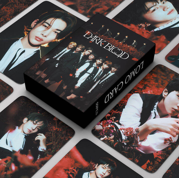 Pcs Box Enhypen Photocards Dark Blood New Lomo Card Postcard