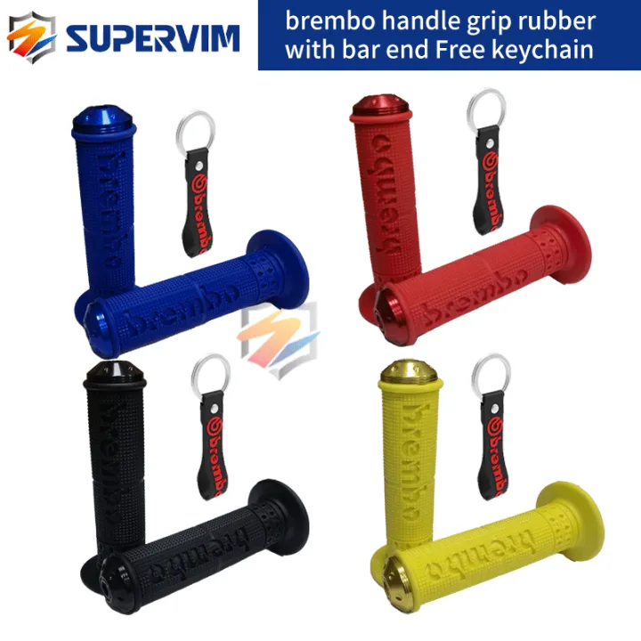 Supervim Motorcycle Brembo Handle Grip W Bar End Universal With Free