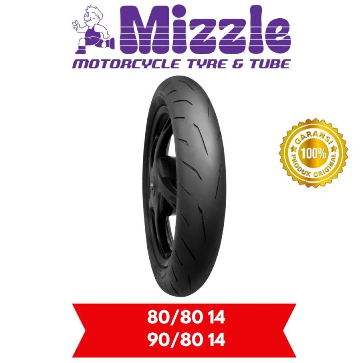 Ban Tubeless 80 90 14 Mizzle MRX MR X Soft Compound Motor Matic Skuter