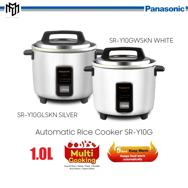 Panasonic Sr Y G Automatic Rice Cooker L Cups Capacity Silver