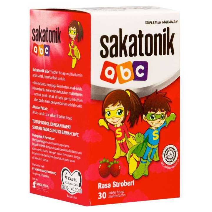 Sakatonik Abc Strawberry Tablet Lazada Indonesia